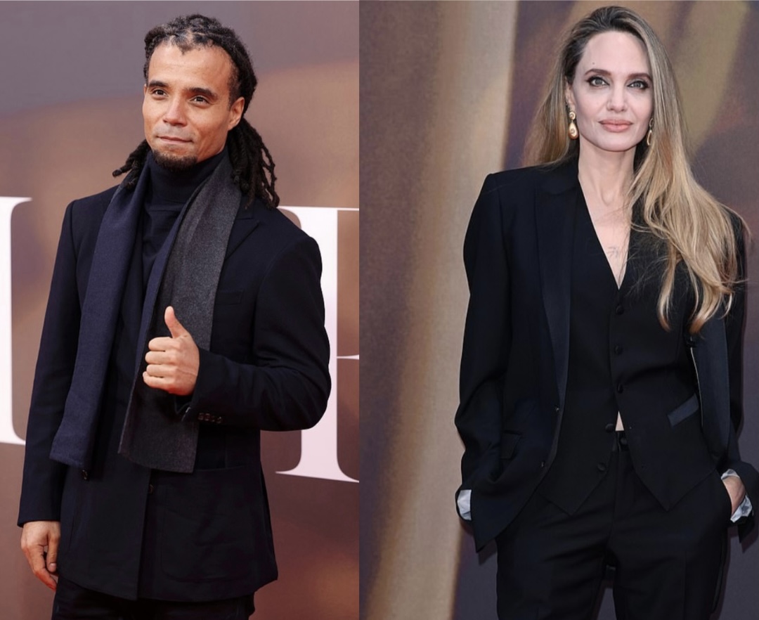 Angelina Jolie Publicly Debuts Romance In Matching Suits With Akala At Movie Maria London Premiere