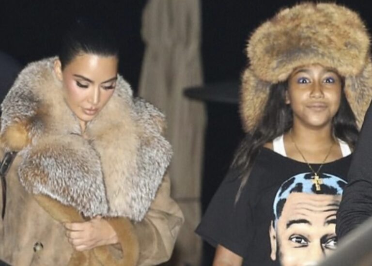 Kim Kardashian And North West Team Up In Faux Fur For Wednesday Outing: See Images