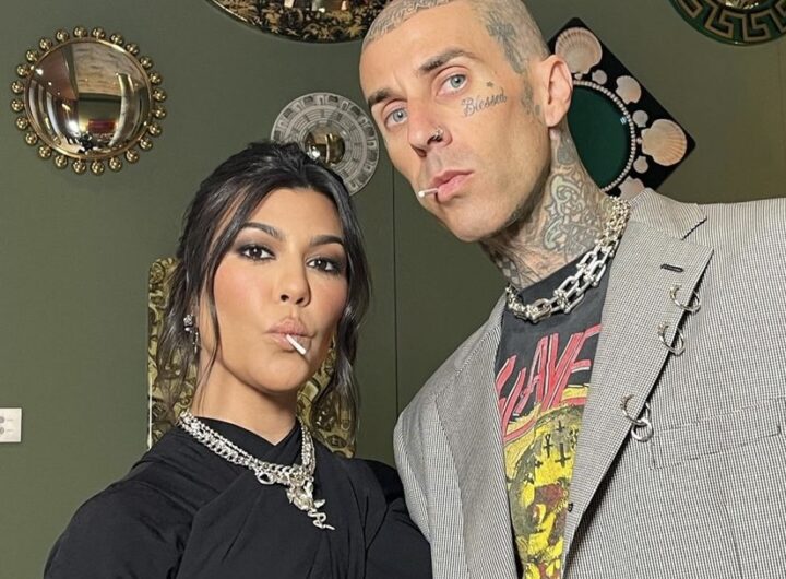 Fans React To Kourtney Kardashian And Travis Barker Halloween Decor Of Themselves Having Sex