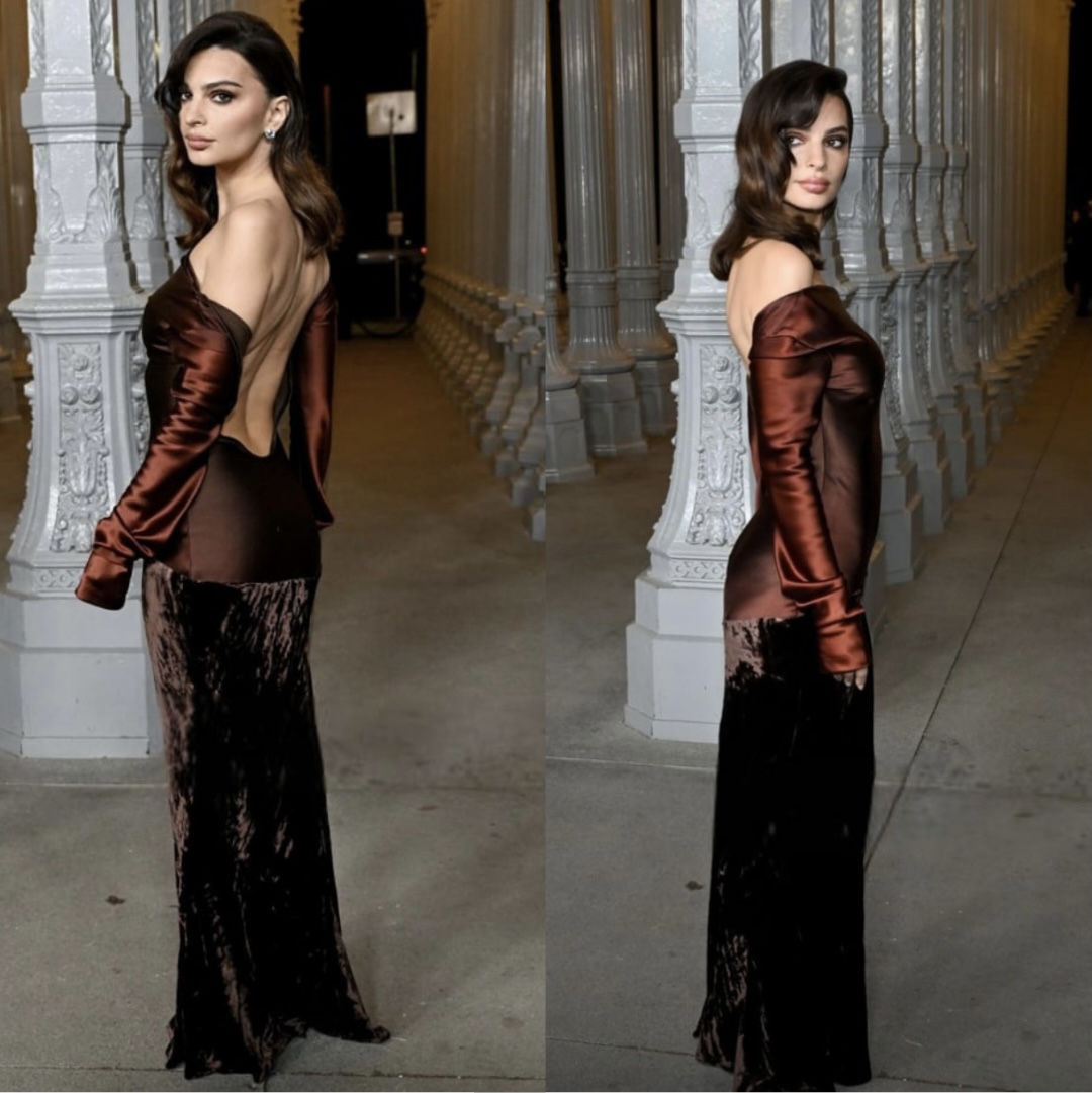 Emily Ratajkowski Sizzles In Backless Dress For The 2024 Lacma Arts And Film Gala