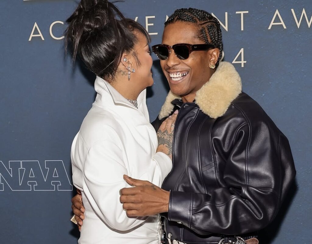 Rihanna And A$Ap Rocky Serve Couple Goals At 2024 Footwear News Achievement Awards