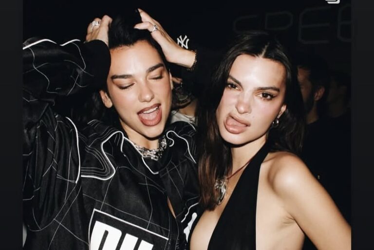 EmRata Spotted With Dua Lipa At Puma Speedcat Launch Celebration