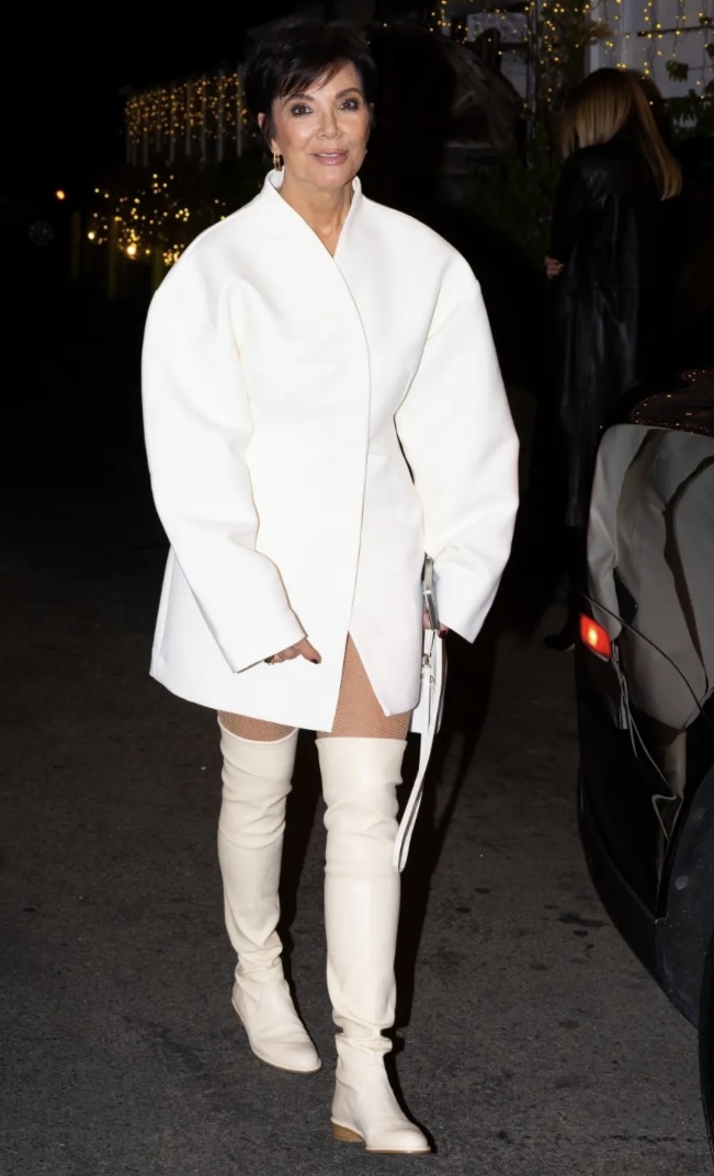 Khloe Kardashian And Kris Jenner Twin For Skims Christmas Party