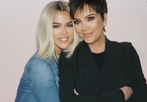 Khloe Kardashian And Kris Jenner Twin For Skims Christmas Party