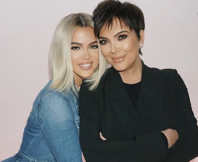 Khloe Kardashian And Kris Jenner Twin For Skims Christmas Party