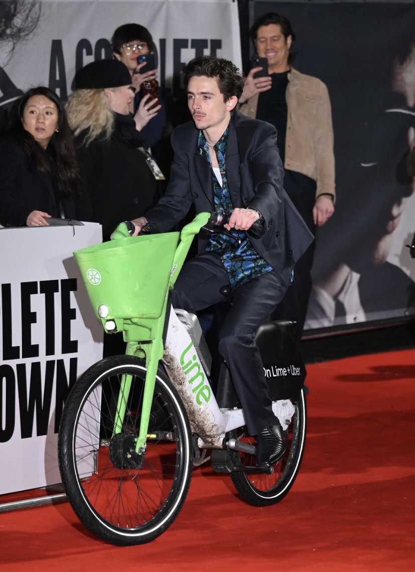 Timothee Chalamet Makes An Unforgettable Red Carpet Appearance For A Complete Unknown Premiere